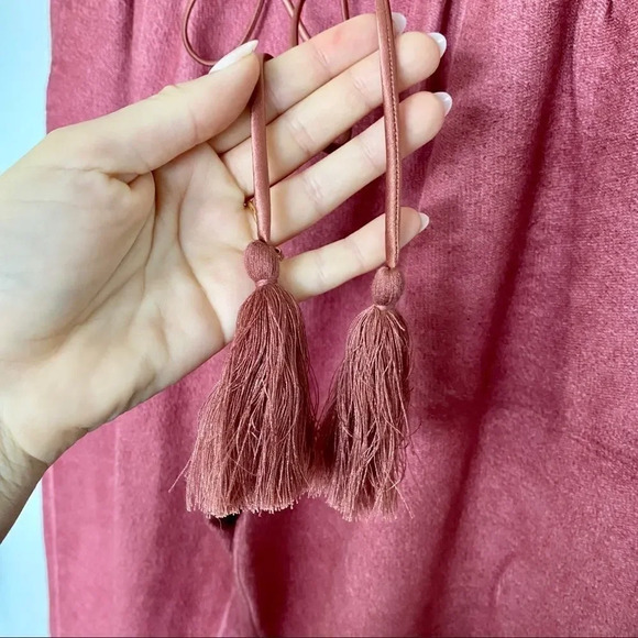 Like New Something Navy Meghan Pink Reversed Jersey Joggers - Picture 5 of 12